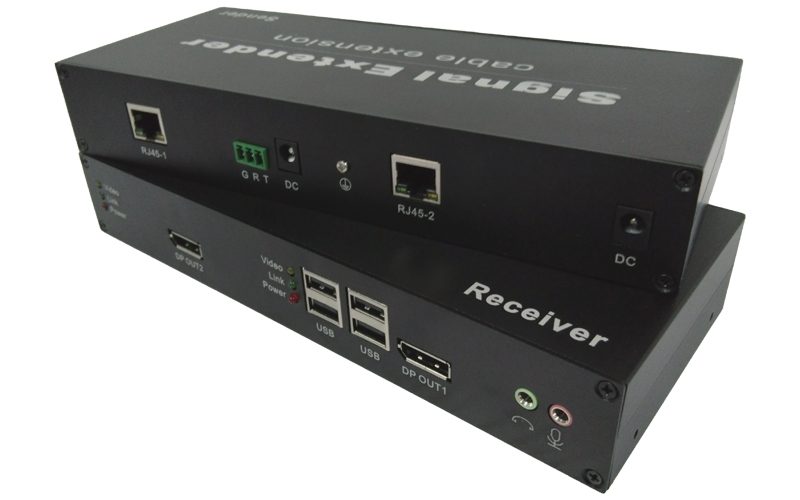 IPDD2A-120U(AS)-(2P)（双屏DP+双向音频+USB2.0+RS232 KVM延长120米）